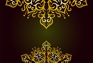 Luxury mandala arabesque ornamental background