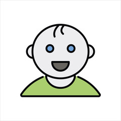 Baby vector icon