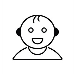 Baby vector icon