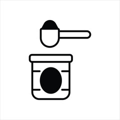 Milk Powder vector icon