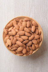 Almond nuts, Ingredient for making vegetarian and healthy food