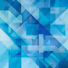 Fototapeta premium Simplified Abstract Blue Medical Crosses