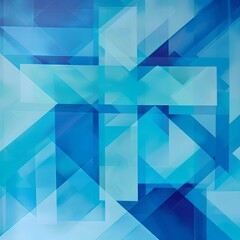 Obraz premium Simplified Abstract Blue Medical Crosses