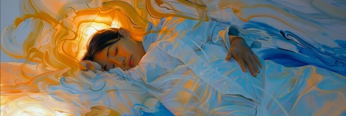 Deep sleep A slow wave sleep. occurs in the third stage of non rapid eye movement NREM sleep. During deep sleep, electrical activity in the brain appears in long, slow waves