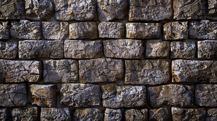 Obraz premium Stone Wall Texture, Generative AI