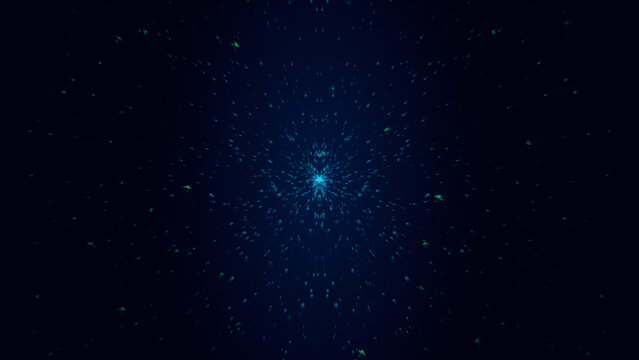 Stars Flying Loop 4k 1:1 16:9 9:16 Background