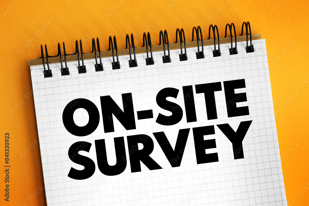Poster on-site survey is a survey used to ask questions and collect feedback when people visit a specific w