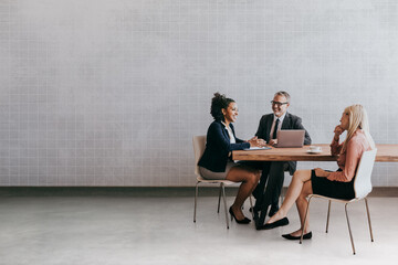 Business people discussing in a meeting room