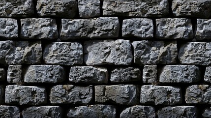 Obraz premium Rough Stone Wall Texture Background, Generative AI
