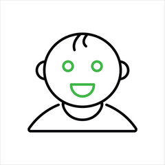 Baby vector icon
