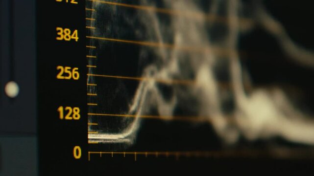 grading and color correction of video files in post production working precisely on curves and scopes 