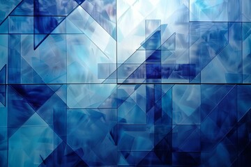 Obraz premium Simplified Abstract Blue Medical Crosses