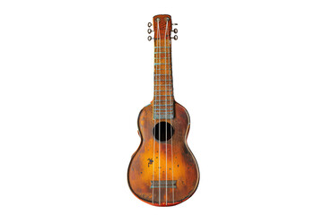 Fototapeta premium Vintage Ukulele with Worn Finish