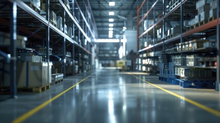For industrial background, warehouse, open space