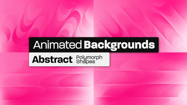 Abstract Polymorph Shapes Animated Backgrounds 018