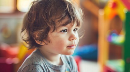 Child s emotional development demonstrated through interactive play and communication