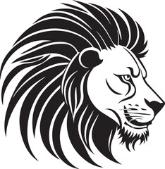 lion head vector illustration