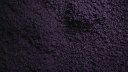 Fototapeta premium Grainy backdrop of particles and little parts in dark purple and black solid design as background wallpaper