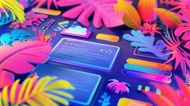 A Snapchat geo-filter design featuring vibrant, playful graphics and text areas, ideal for events or location-based marketing.