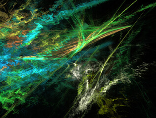 Imaginatory fractal abstract background Image