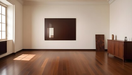Obraz premium room with wooden floor