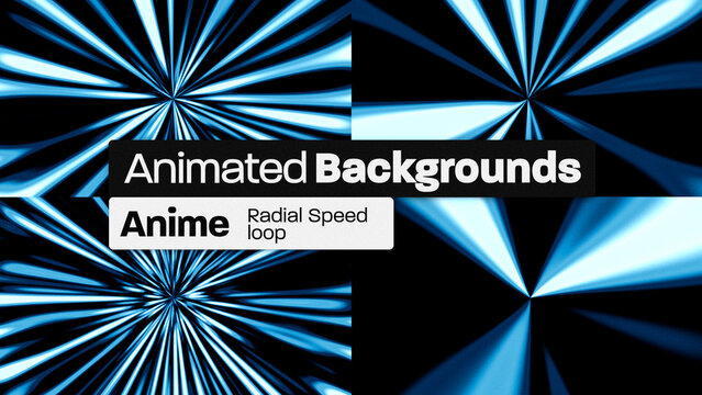 Anime Radial Speed Loop Animated Backgrounds 173