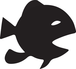 fish on a white background