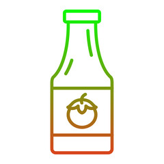 Ketchup Bottle Icon