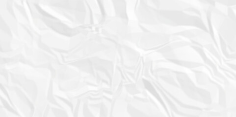 	
White wrinkly backdrop paper background. panorama grunge wrinkly paper texture background, crumpled pattern texture. paper crumpled texture. white fabric crushed textured crumpled.