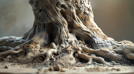 A tree with a lot of branches and a trunk