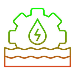 Hydro Power Icon