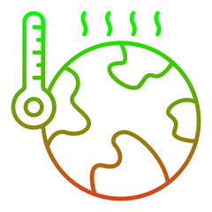 Global Warming Icon