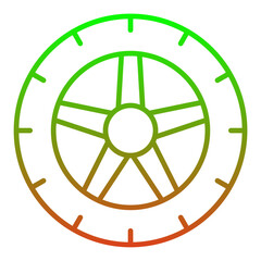 Fototapeta premium Tyre Icon