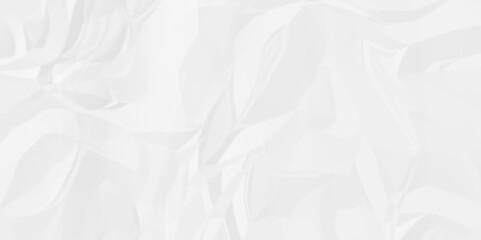 	
White wrinkly backdrop paper background. panorama grunge wrinkly paper texture background, crumpled pattern texture. paper crumpled texture. white fabric crushed textured crumpled.