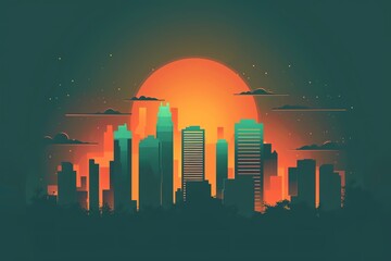 Obraz premium Blaze flat design front view urban theme cartoon drawing Monochromatic