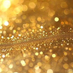 Golden Elegance: Luxurious Shimmering Texture