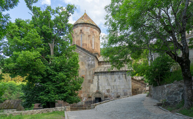 Fototapeta premium Saint Saba church of the Sapara Monastery. Front view