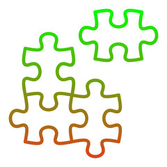 Fototapeta premium Puzzle Icon