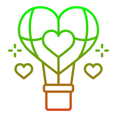 Hot Air Balloon Icon