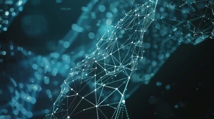 Abstract Digital Connections: Data and Blockchain Technology