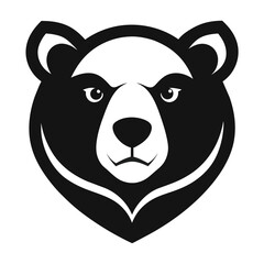 Bear Face Vector Logo Illustration