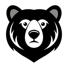 Bear Face Vector Logo Illustration
