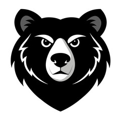 Bear Face Vector Logo Illustration