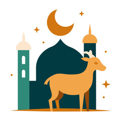 Eid Ul Adha Clip art Vector Illustration