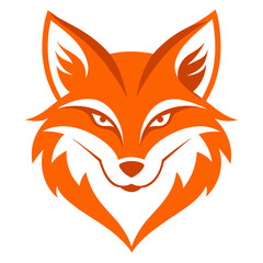 Fox Face Logo Vector Illustration