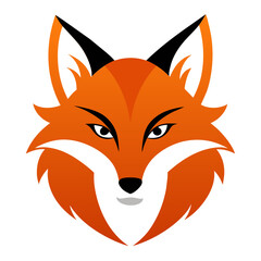 Fox Face Logo Vector Illustration