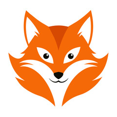 Fox Face Logo Vector Illustration