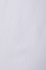 Texture of white fabric as background, top view