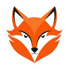 Fox Face Logo Vector Illustration