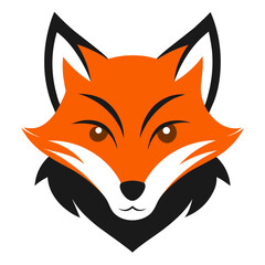 Obraz premium Fox Logo Vector Illustration on White Background